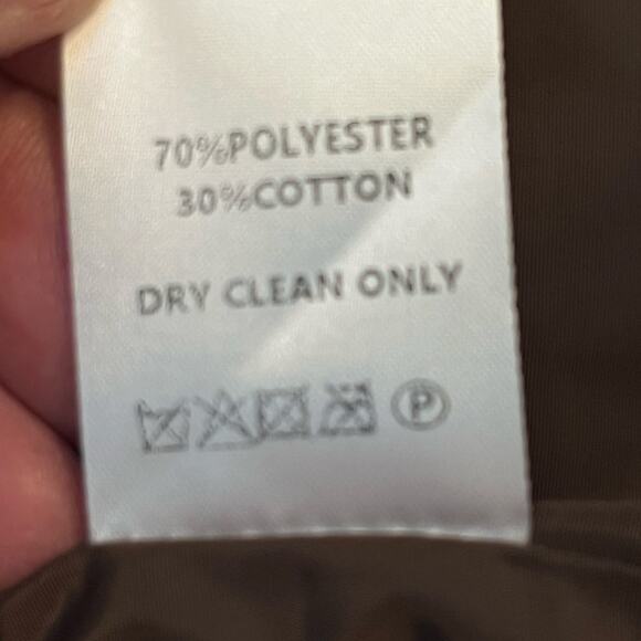 Judith March Womens Large Brown Checked Hooded Full 2 Way Zip Long Sleeve Jacket - Picture 4 of 9